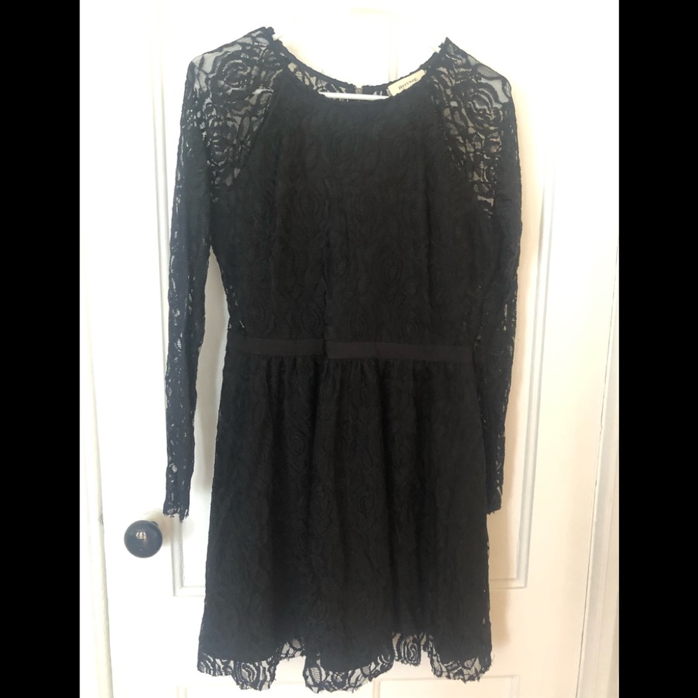 Rhyme Los Angeles Long Sleeve Lace Dress